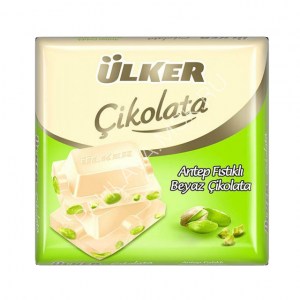 Chocolate ULKER белый фисташки